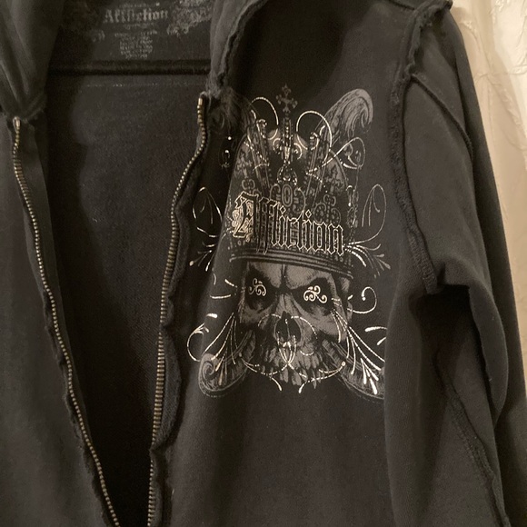 AFFLICTION MENS VINTAGE HOODIE - Picture 2 of 11